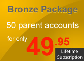 Package Bronze (50 Parent Accounts)